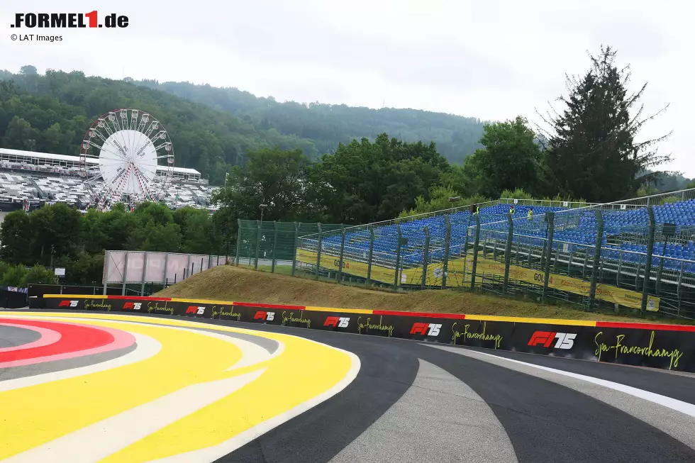 Foto zur News: Blick auf die Formel-1-Strecke in Spa-Francorchamps