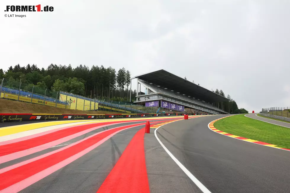 Foto zur News: Blick auf die Formel-1-Strecke in Spa-Francorchamps