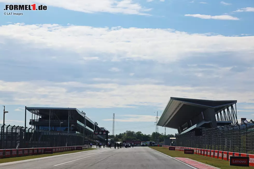 Foto zur News: Die Zielgeraden am Hungaroring nach dem Umbau