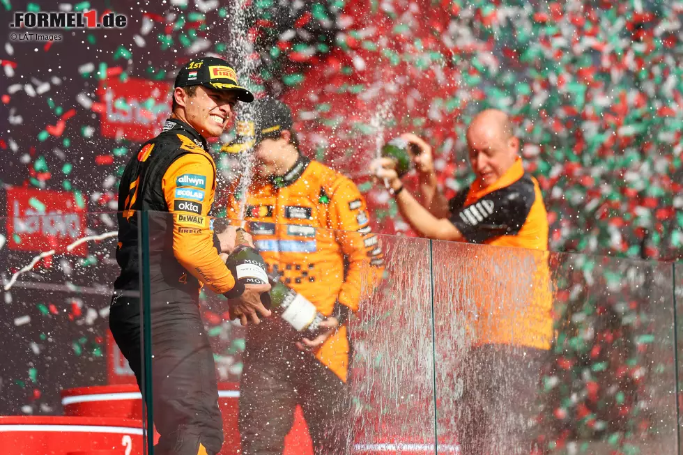 Foto zur News: Lando Norris (McLaren) und Oscar Piastri (McLaren)