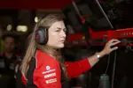 Foto zur News: Laura Müller (Haas), Renningenieurin von Esteban Ocon