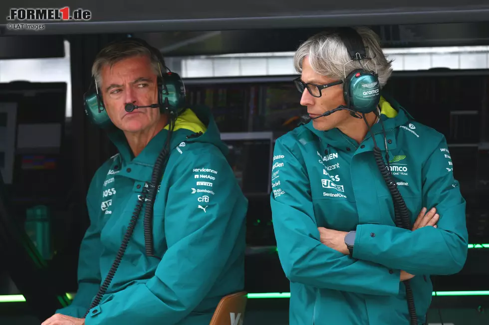 Foto zur News: Andy Stevenson und Mike Krack (Aston Martin)