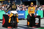 Foto zur News: Oscar Piastri (McLaren) und Lando Norris (McLaren)