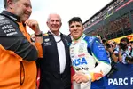 Foto zur News: Isack Hadjar (Racing Bulls) und Helmut Marko
