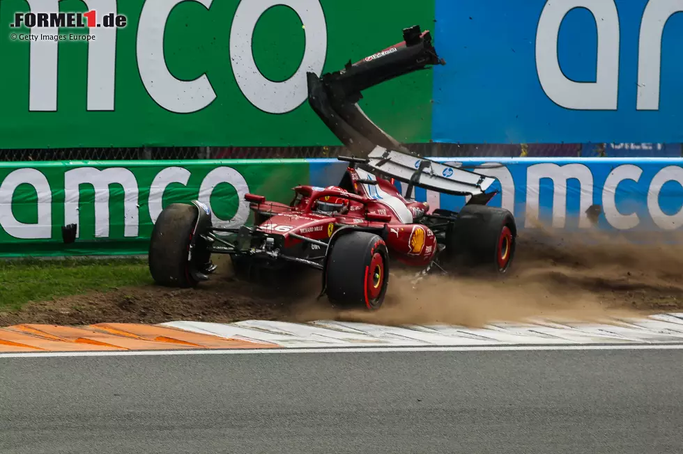 Foto zur News: Andrea Kimi Antonelli und Charles Leclerc (Ferrari)