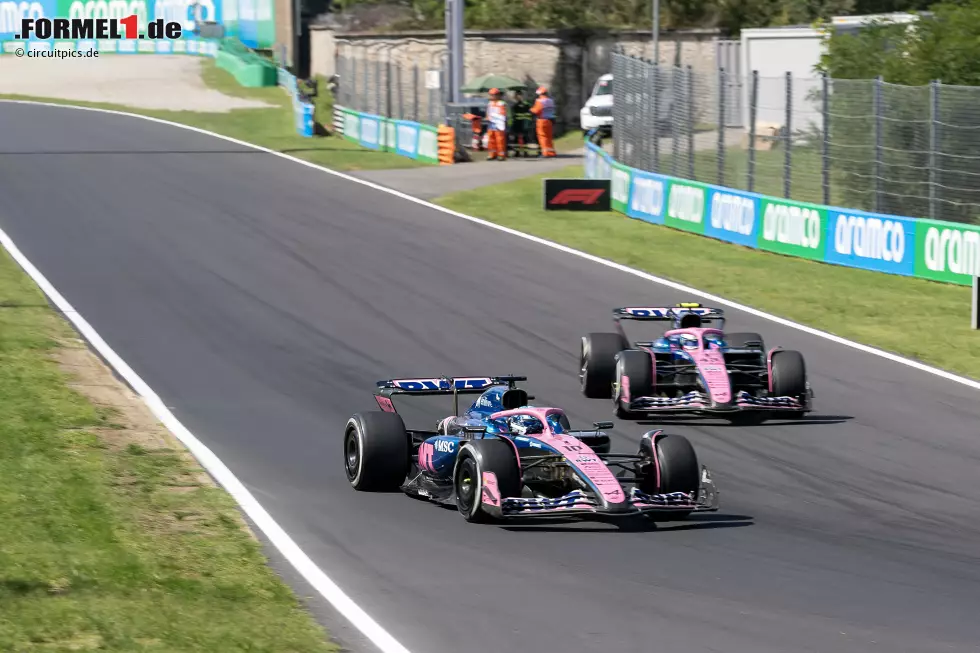 Foto zur News: Pierre Gasly (Alpine) und Franco Colapinto (Alpine)