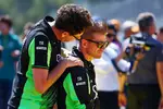 Foto zur News: Mattia Binotto und Nico Hülkenberg (Sauber)