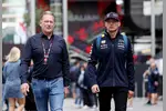 Foto zur News: Max Verstappen (Red Bull) und Jos Verstappen