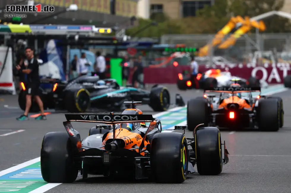 Foto zur News: Lando Norris (McLaren) und Oscar Piastri (McLaren)
