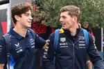 Foto zur News: Franco Colapinto (Alpine) und Max Verstappen (Red Bull)