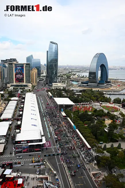 Foto zur News: Startaufstellung in Baku