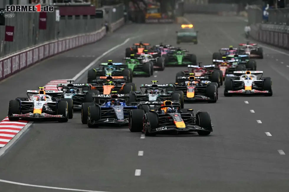 Foto zur News: Die Startphase in Baku 2025