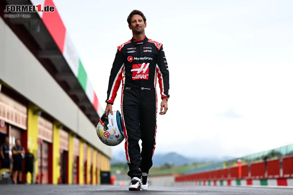 Foto zur News: Romain Grosjean (Haas)