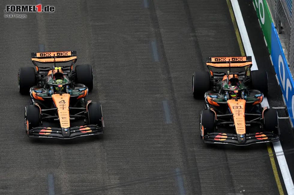 Foto zur News: Lando Norris (McLaren) und Oscar Piastri (McLaren)