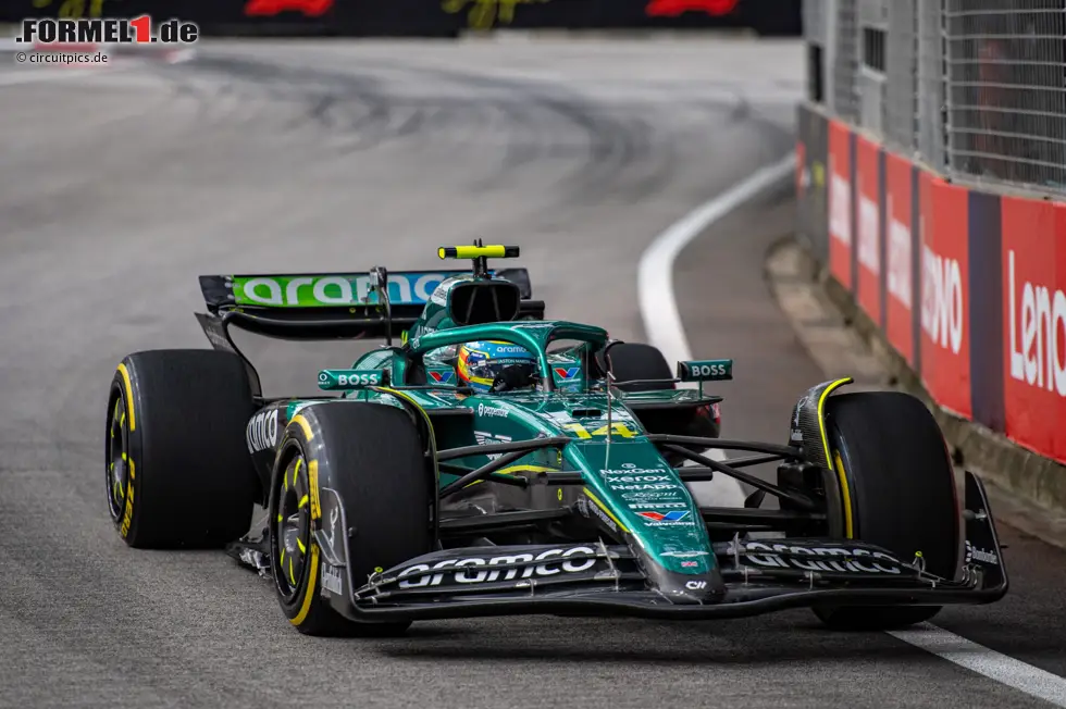 Foto zur News: Fernando Alonso (Aston Martin)