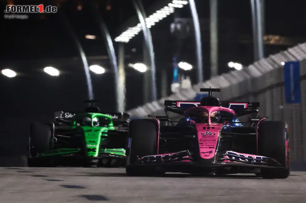 Foto zur News: Pierre Gasly (Alpine) und Nico Hülkenberg (Sauber)