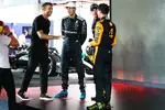Foto zur News: Jenson Button, George Russell (Mercedes), Max Verstappen (Red Bull) und Lando Norris (McLaren)