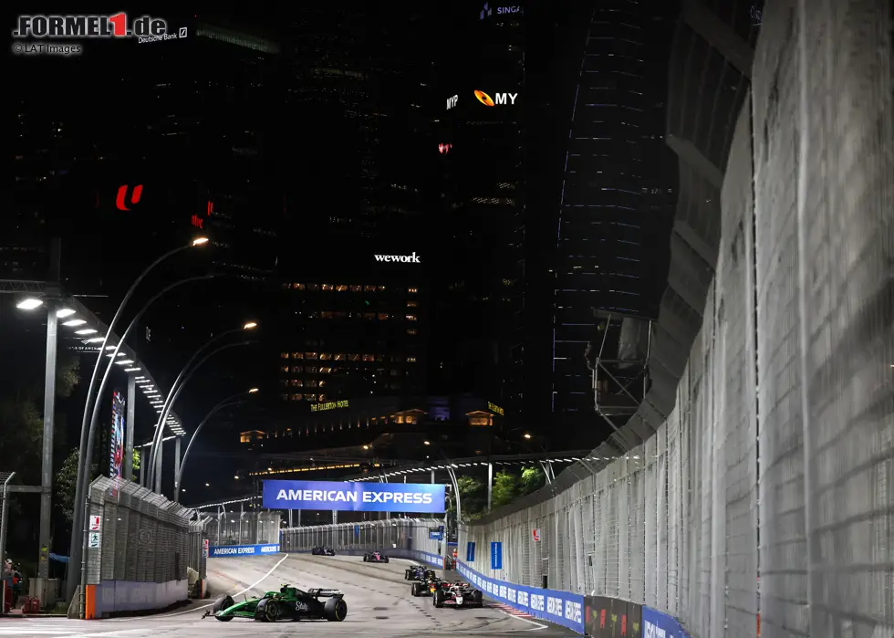 Foto zur News: Gabriel Bortoleto (Sauber), Esteban Ocon (Haas) und Yuki Tsunoda (Red Bull)