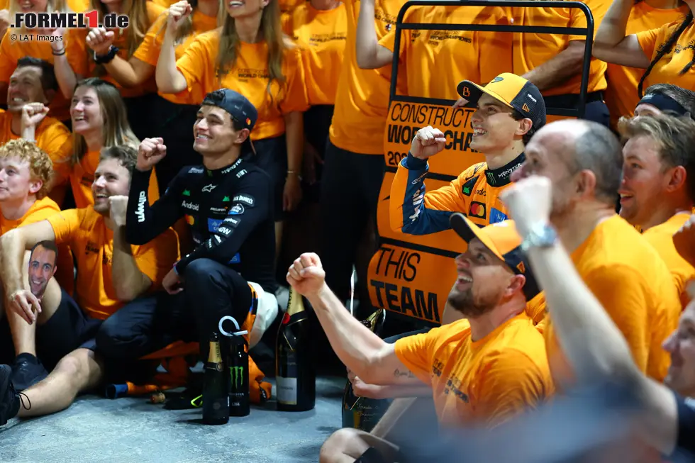 Foto zur News: Lando Norris (McLaren) und Oscar Piastri (McLaren)