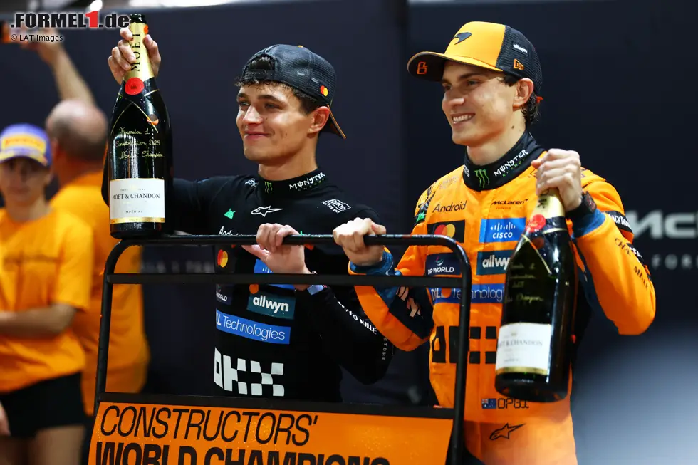 Foto zur News: Lando Norris (McLaren) und Oscar Piastri (McLaren)