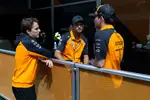 Foto zur News: Oscar Piastri (McLaren), Christian Lundgaard und Patricio O&#039;Ward