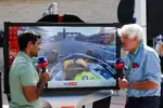 Foto zur News: Karun Chandhok mit Jay Leno