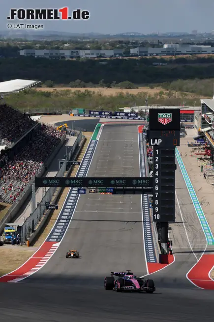 Foto zur News: Pierre Gasly (Alpine) und Lando Norris (McLaren)