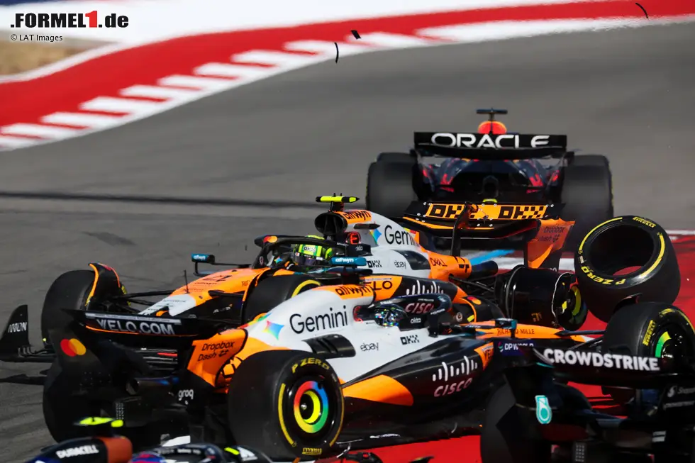 Foto zur News: Lando Norris (McLaren) und Oscar Piastri (McLaren)