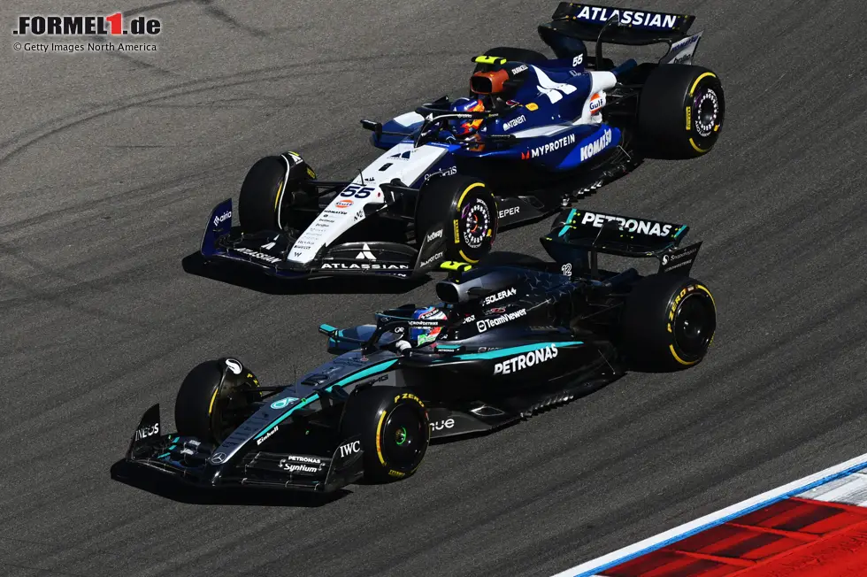 Foto zur News: Andrea Kimi Antonelli und Carlos Sainz (Williams)