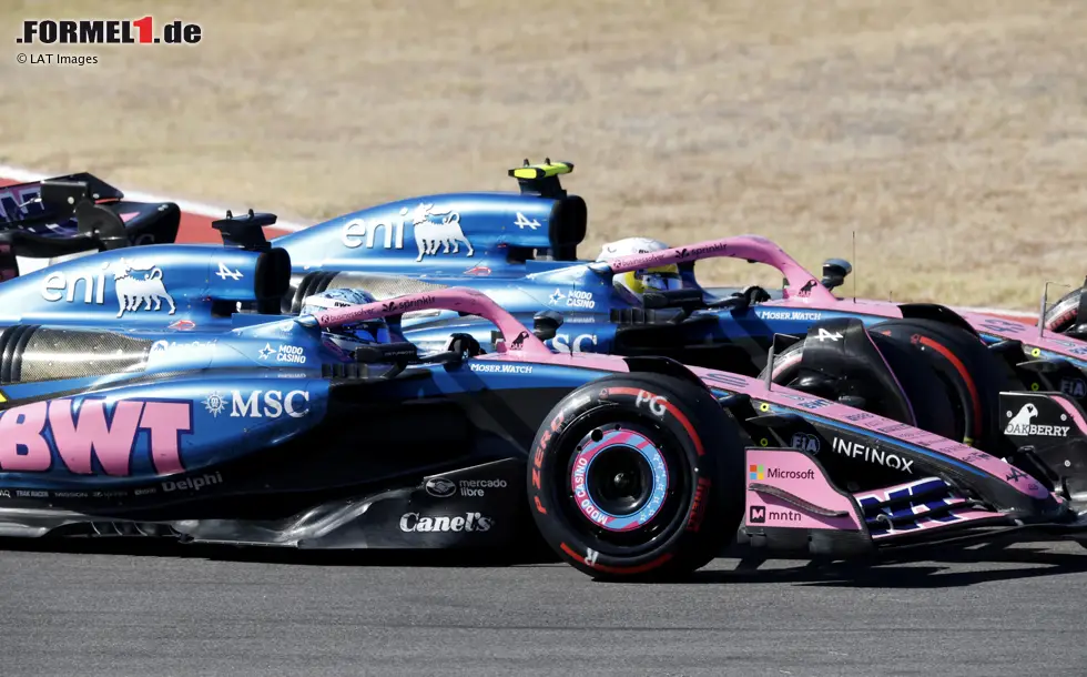 Foto zur News: Pierre Gasly (Alpine) und Franco Colapinto (Alpine)