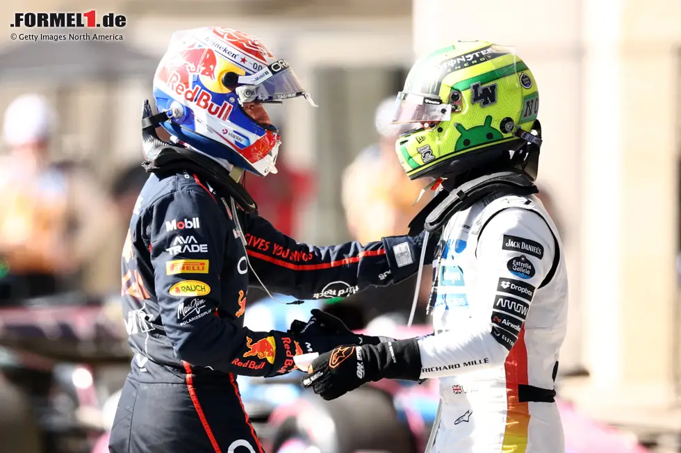 Foto zur News: Max Verstappen (Red Bull) und Lando Norris (McLaren)