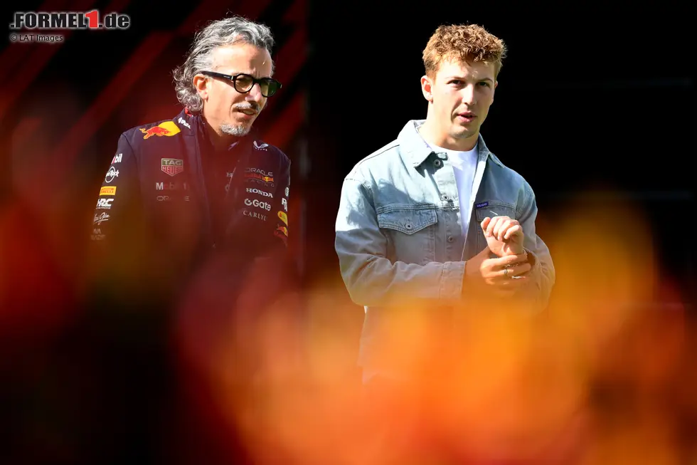 Foto zur News: Liam Lawson (Racing Bulls) mit Liam Lawson (Racing Bulls)