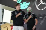 Foto zur News: Andrea Kimi Antonelli und George Russell (Mercedes)