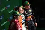 Foto zur News: Lando Norris (McLaren), Charles Leclerc (Ferrari) und Max Verstappen (Red Bull)