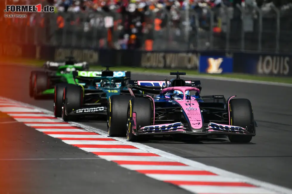 Foto zur News: Pierre Gasly (Alpine), Lance Stroll (Aston Martin) und Nico Hülkenberg (Sauber)