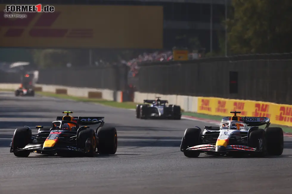 Foto zur News: Yuki Tsunoda (Red Bull) und Isack Hadjar (Racing Bulls)