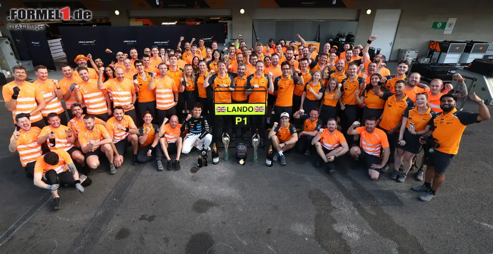 Foto zur News: Lando Norris (McLaren) und Oscar Piastri (McLaren)