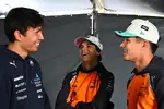 Foto zur News: Alexander Albon (Williams), Oscar Piastri (McLaren) und Lando Norris (McLaren)