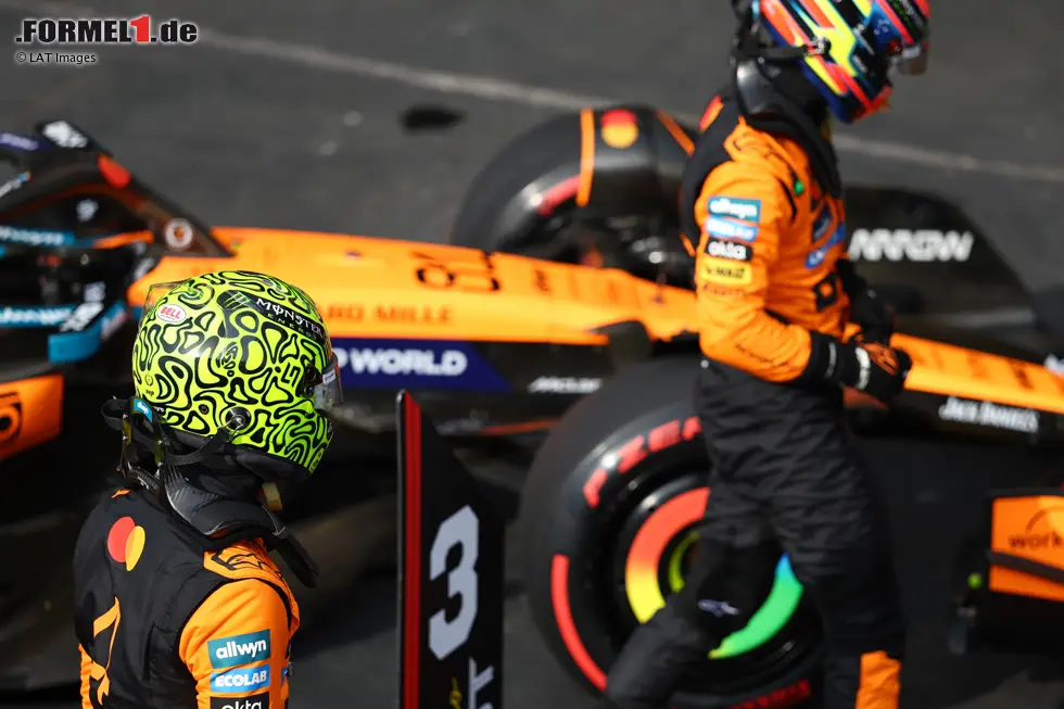 Foto zur News: Lando Norris (McLaren) und Oscar Piastri (McLaren)