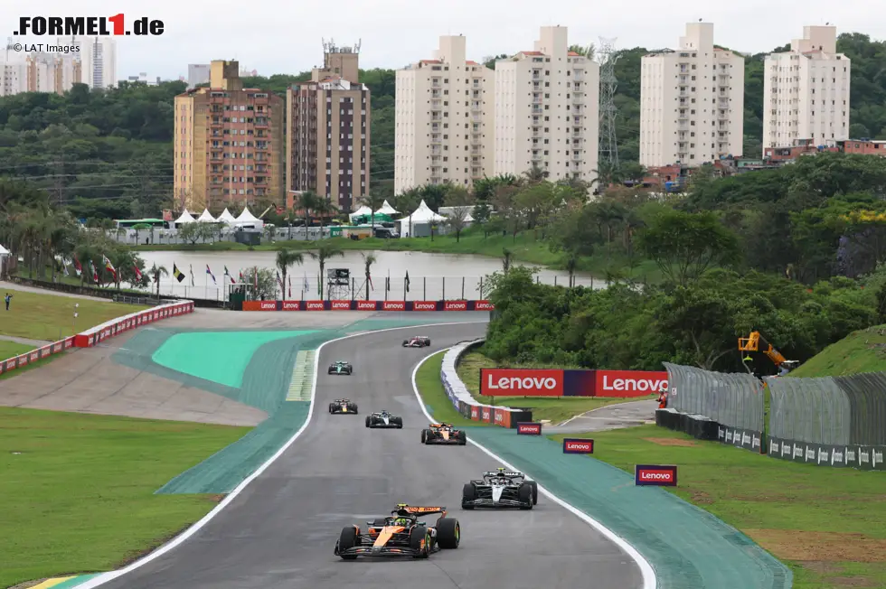 Foto zur News: Lando Norris (McLaren) und Andrea Kimi Antonelli (Mercedes)