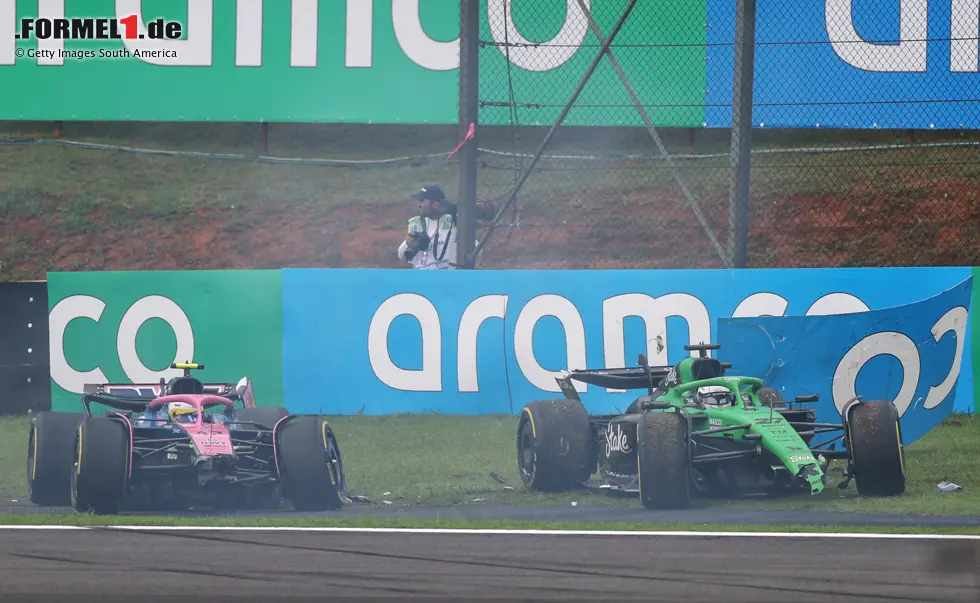 Foto zur News: Franco Colapinto (Alpine) und Nico Hülkenberg (Sauber)