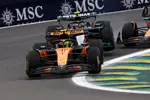 Foto zur News: Lando Norris (McLaren), Andrea Kimi Antonelli (Mercedes) und Oscar Piastri (McLaren)