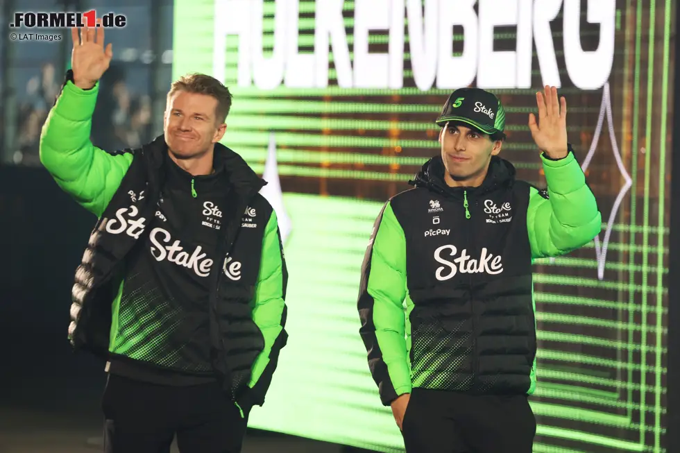 Foto zur News: Nico Hülkenberg (Sauber) und Gabriel Bortoleto (Sauber)