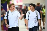 Foto zur News: Liam Lawson (Racing Bulls) und Isack Hadjar (Racing Bulls)