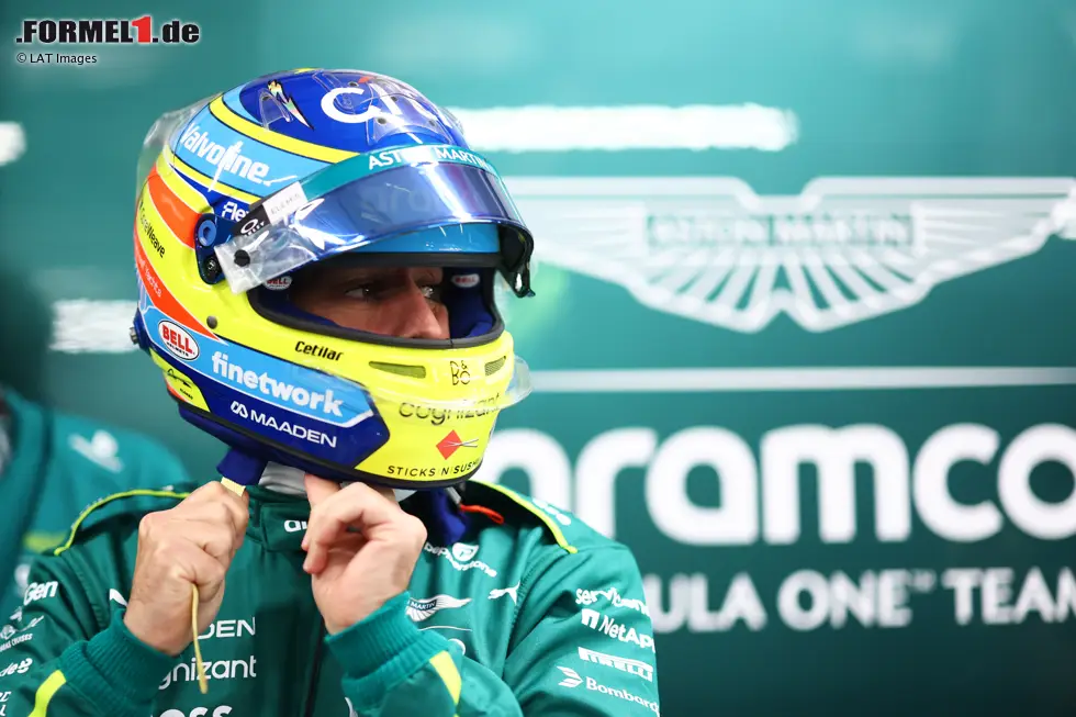 Foto zur News: Fernando Alonso (Aston Martin)