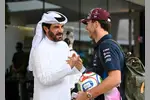 Foto zur News: Mohammed bin Sulayem mit Pierre Gasly (Alpine)