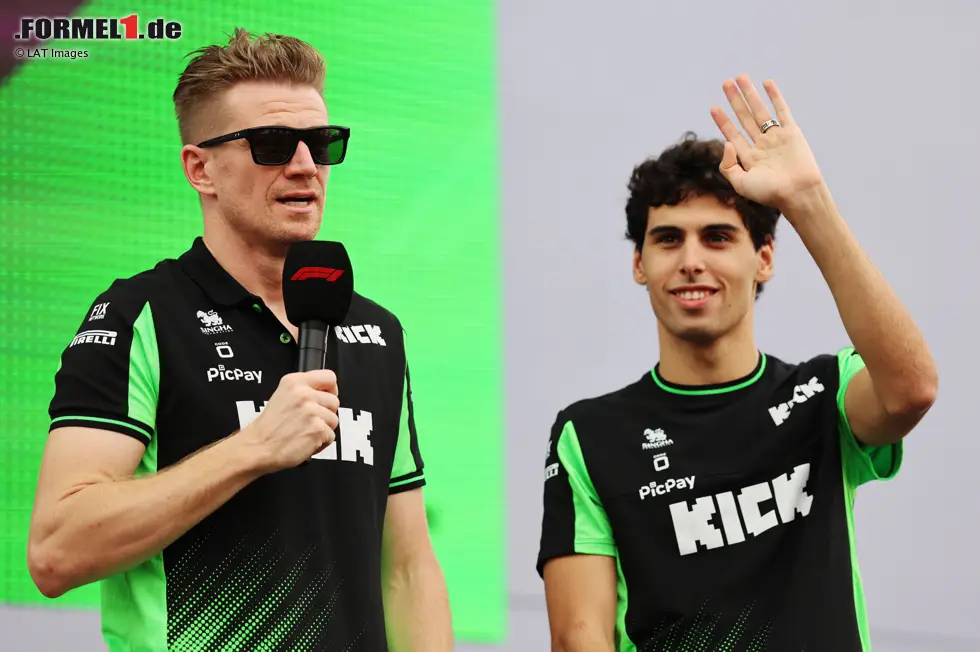 Foto zur News: Nico Hülkenberg (Sauber) und Gabriel Bortoleto (Sauber)