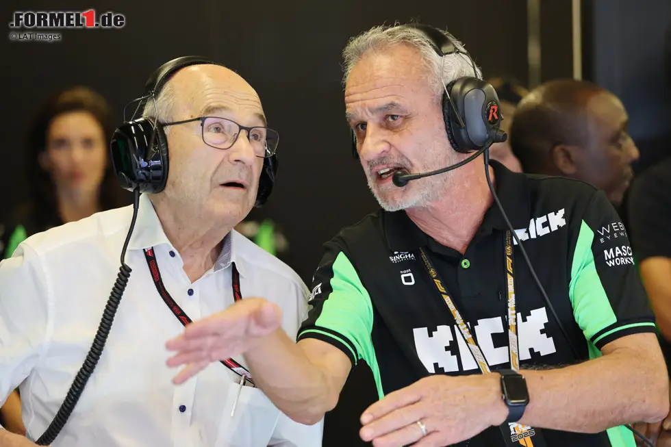 Foto zur News: Peter Sauber und Beat Zehnder