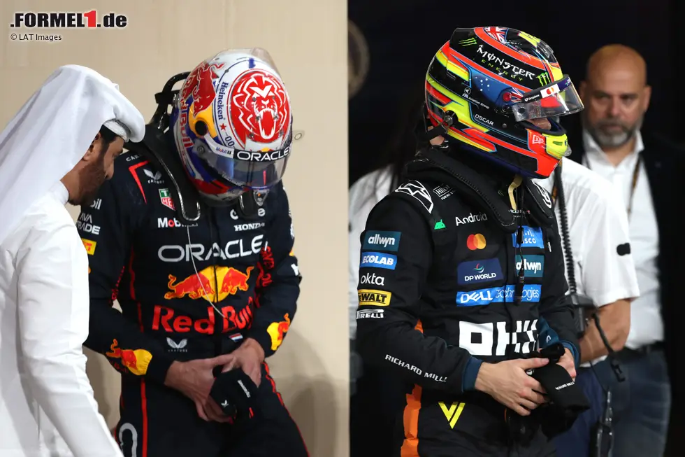Foto zur News: Max Verstappen (Red Bull) und Oscar Piastri (McLaren)