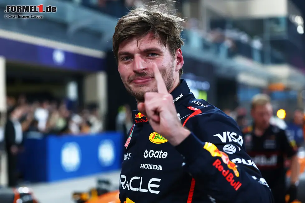 Foto zur News: Max Verstappen (Red Bull) und Mark Thompson